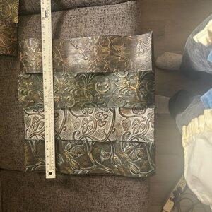 Elegant Floral metal artwork  18x18”